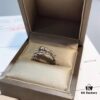 Bulgari Slim Serpenti Ring with Sparkling Diamonds, 925 Silver Plated with 18K Gold