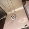 Bvlgari Classic Large Double Ring Necklace ✨ Long-lasting Color, Anti-allergic Treatment, Original Replica, High-end Custom 925 Sterling Silver, 1:1 Counterfeit Super Delicate, Handmade Piece by Piece, Unbeatable Value ✨ ✨ Rose Gold and White Gold, Original Tail Chain, Couple Style