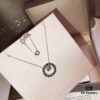 Bvlgari Classic Large Double Ring Necklace ✨ Long-lasting Color, Anti-allergic Treatment, Original Replica, High-end Custom 925 Sterling Silver, 1:1 Counterfeit Super Delicate, Handmade Piece by Piece, Unbeatable Value ✨ ✨ Rose Gold and White Gold, Original Tail Chain, Couple Style