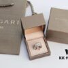 Bvlgari B Zero.1 Rose Gold Full Diamond 'Serpenti' Ring