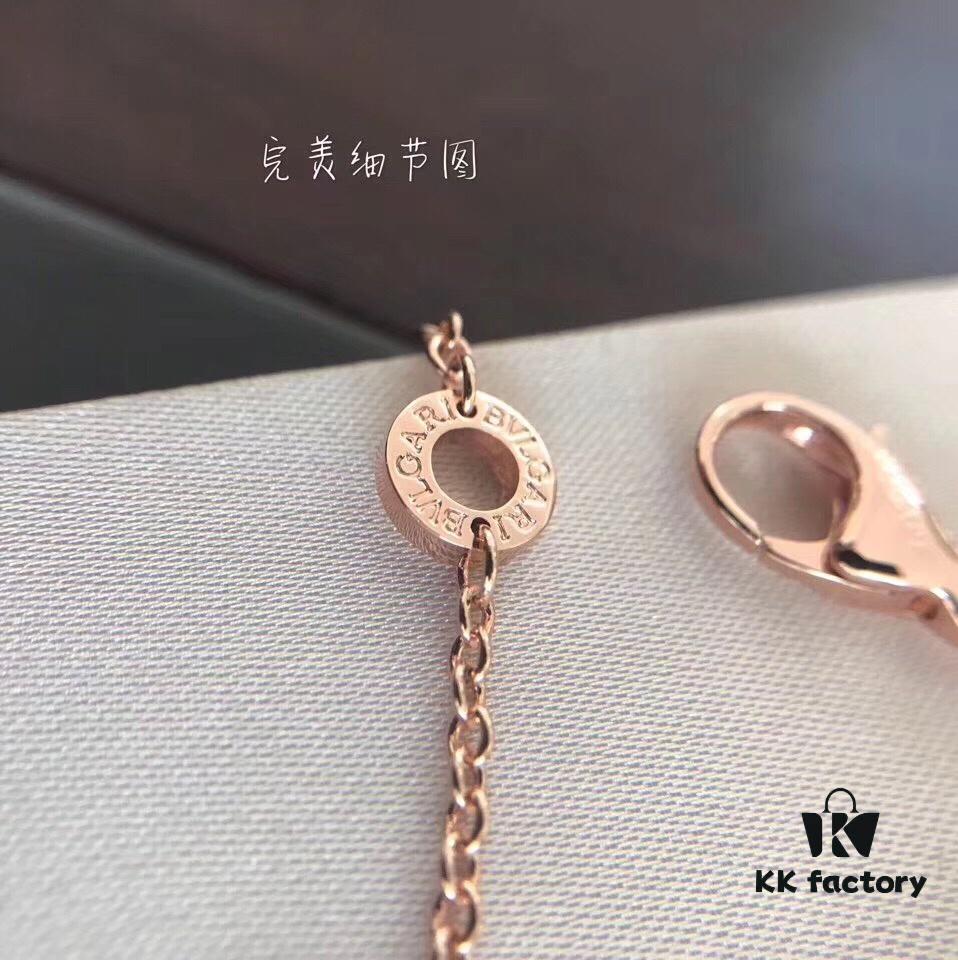 BVLGARI Full Diamond Serpenti Necklace (High-End Replica, Superior to Market Version)