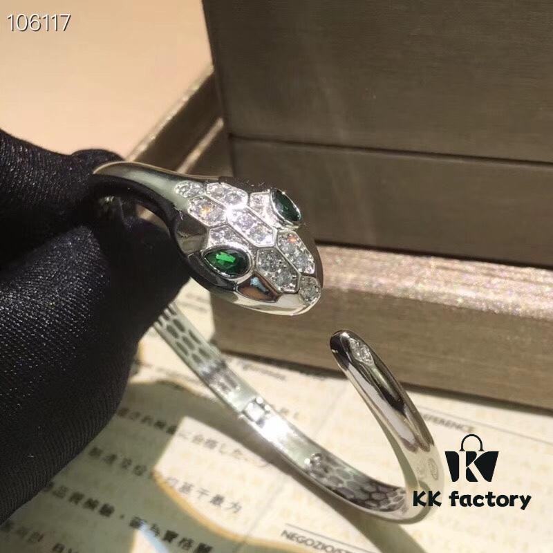 High-End Quality Best-Selling Bvlgari BV Snake Bracelet Arrives! The Snake Design, a Signature of BV, Has Long Become a Classic!