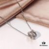 Bvlgari B.zero1 White Gold Openwork Spring Necklace in Rose Gold 2018 New Arrival