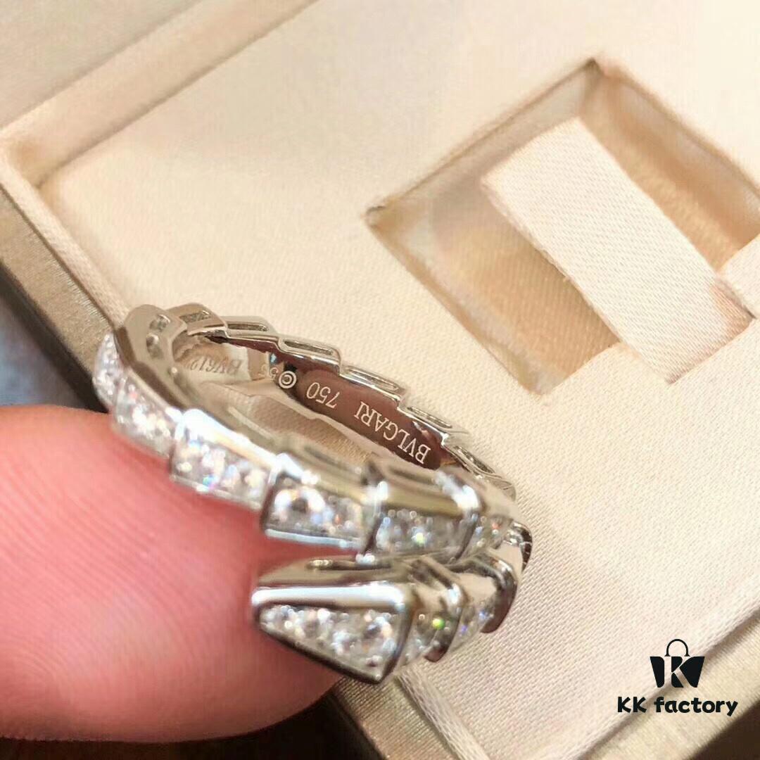 BVLGARI New Narrow Serpenti Snake Ring