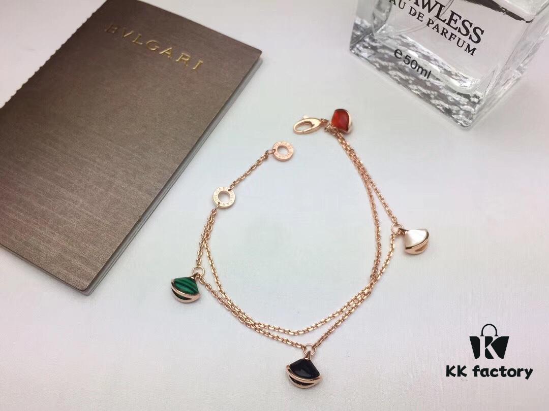 Bulgari DIVAS DREAM Latest Rose Gold Four-Color Bracelet