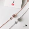 BVLGARI Rose Gold-Tone Serpenti Full Diamond Bracelet