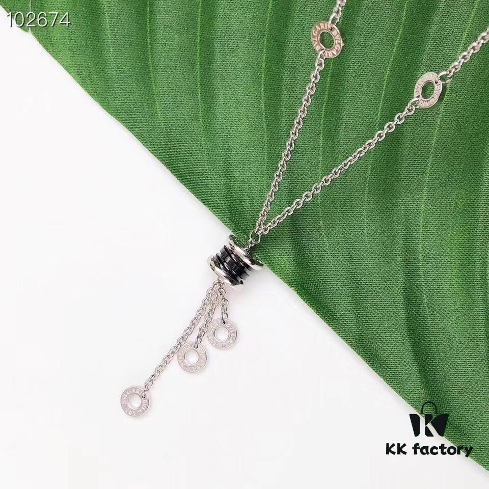 BVLGARI / B.zero1 Black Ceramic Necklace