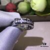 BVLGARI Bulgari Classic Letter Full Diamond Ring, Highest Quality Version, Cabinet-Level Customization, Available in Rose Gold, White Gold, and Yellow Gold