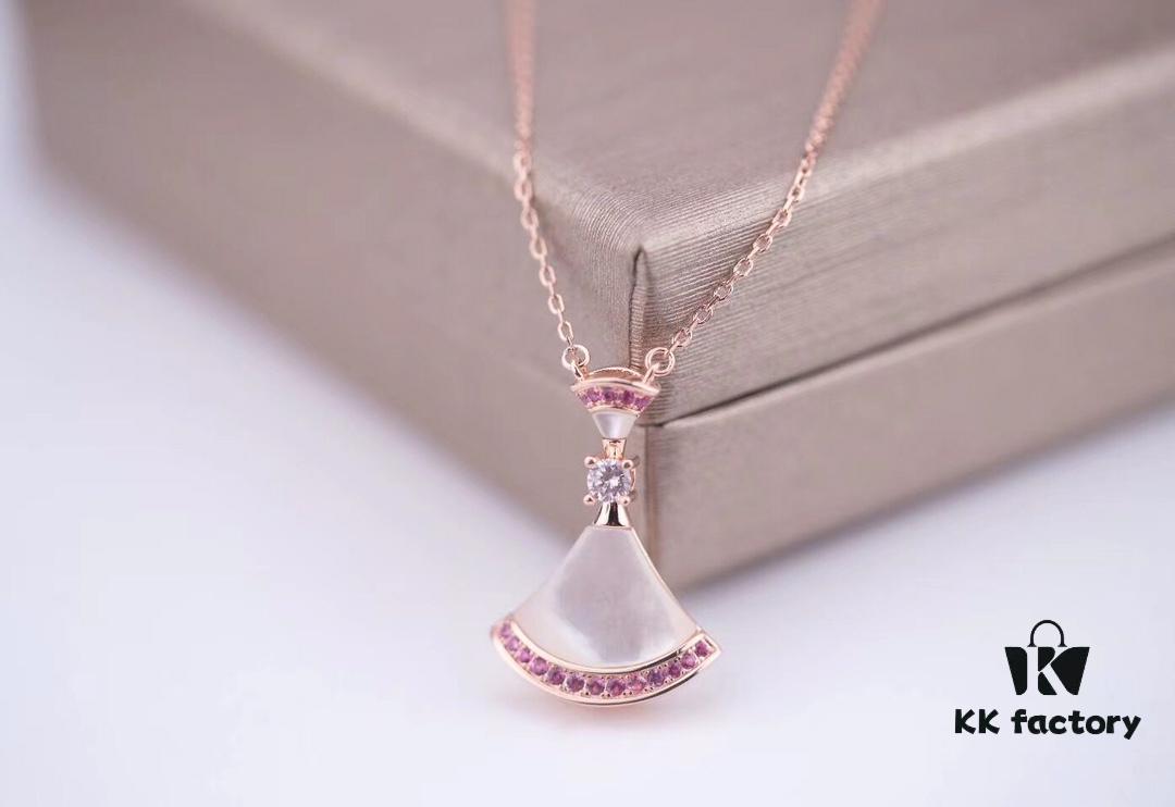 Bvlgari New Qixi Dress - Pink Dress Necklace - Bvlgari Limited Edition for Qixi Festival!! This One Is Absolutely Stunning!!