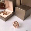 Bvlgari New Spring Ring, 18K Rose Gold Openwork Design
