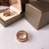 Bvlgari New Spring Ring, 18K Rose Gold Openwork Design