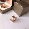 Bvlgari New Spring Ring, 18K Rose Gold Openwork Design