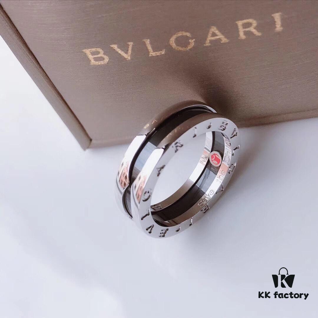 BVLGARI Bulgari Classic Series Charity 'Little Red Person' Ring - Couple's Ring, In Stock with Full Packaging, Sizes 5–11