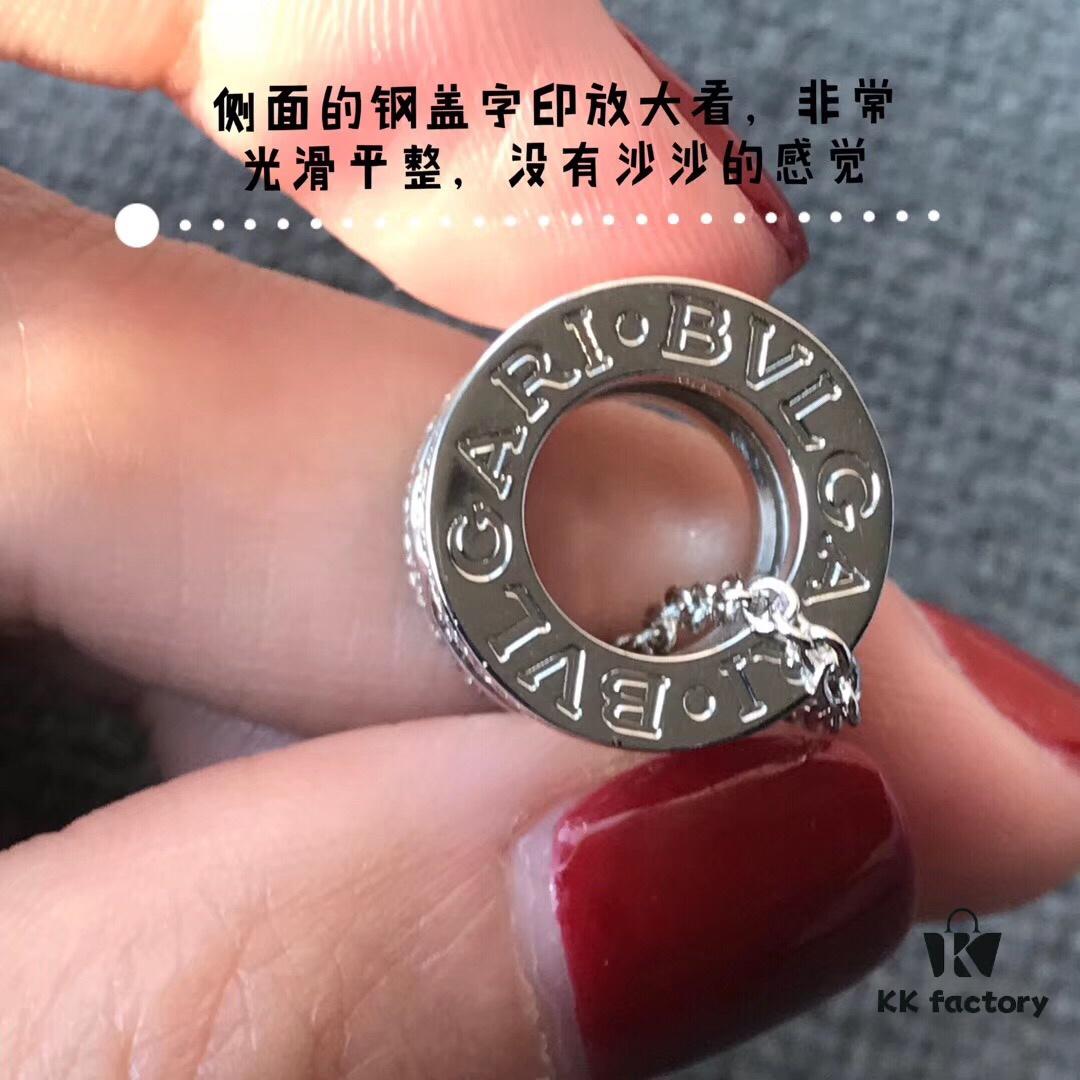 Bvlgari B-Zero Diamond Spring Necklace, Aesthetic Classic Piece with 18K Gold Plating