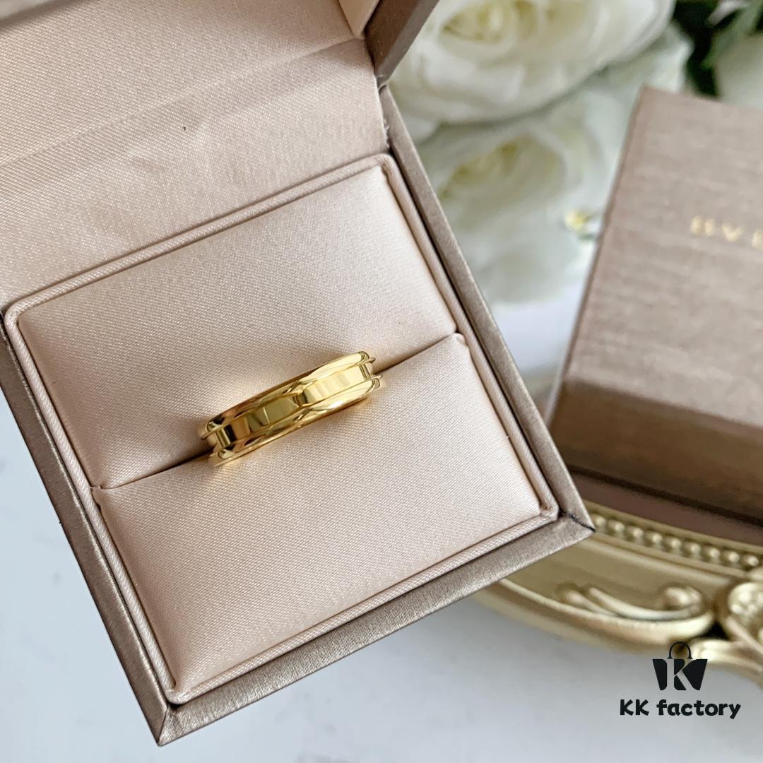 Bvlgari Single Ring Design, Essence of Elegance, Unisex Style