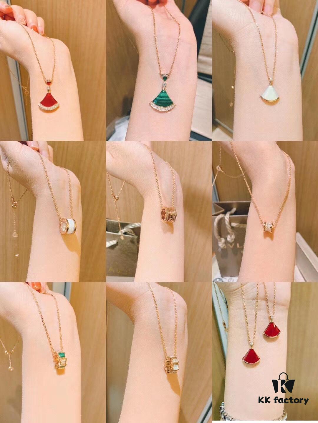 Bvlgari's Most Popular Necklace Styles: My Personal Favorites Including the Iconic Fan Pendant, Classic Spring, and Serpenti Snakebone Series