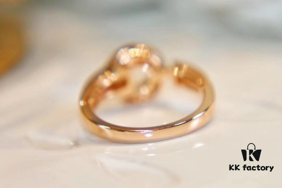 Bvlgari Coin Round Ring - CNC Precision Engraved Version, In Stock