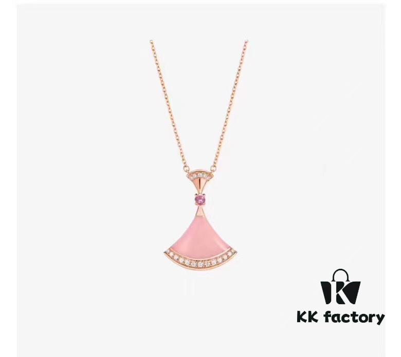 BVLGARI Divas' Dream Pink Opal Pendant Necklace - Special Edition for Chinese Qixi Festival 2020