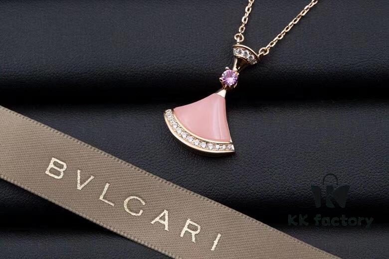 BVLGARI Divas' Dream Pink Opal Pendant Necklace - Special Edition for Chinese Qixi Festival 2020