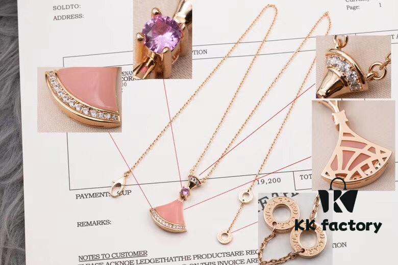 BVLGARI Divas' Dream Pink Opal Pendant Necklace - Special Edition for Chinese Qixi Festival 2020