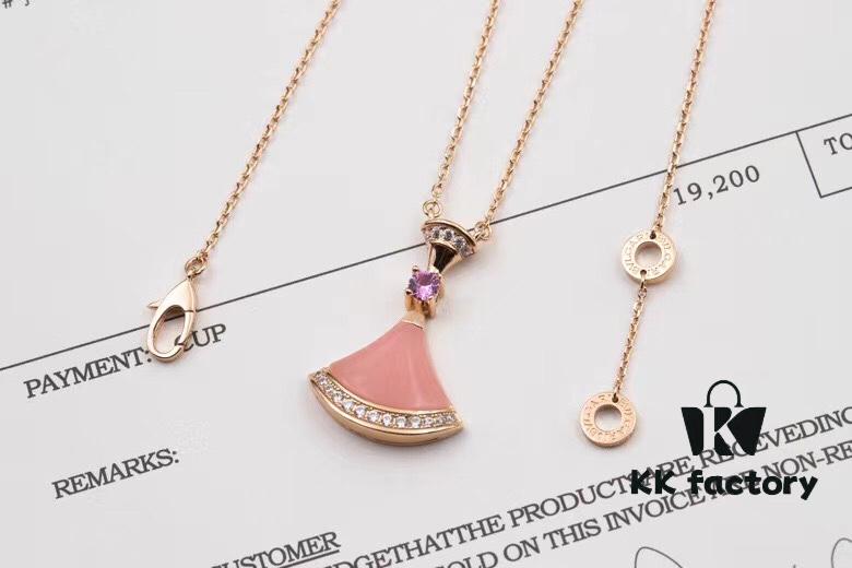BVLGARI Divas' Dream Pink Opal Pendant Necklace - Special Edition for Chinese Qixi Festival 2020