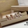 Top-Tier Bvlgari 2020 Roman Series Classic Disc Diamond Letter Stud Earrings, Exclusive Launch