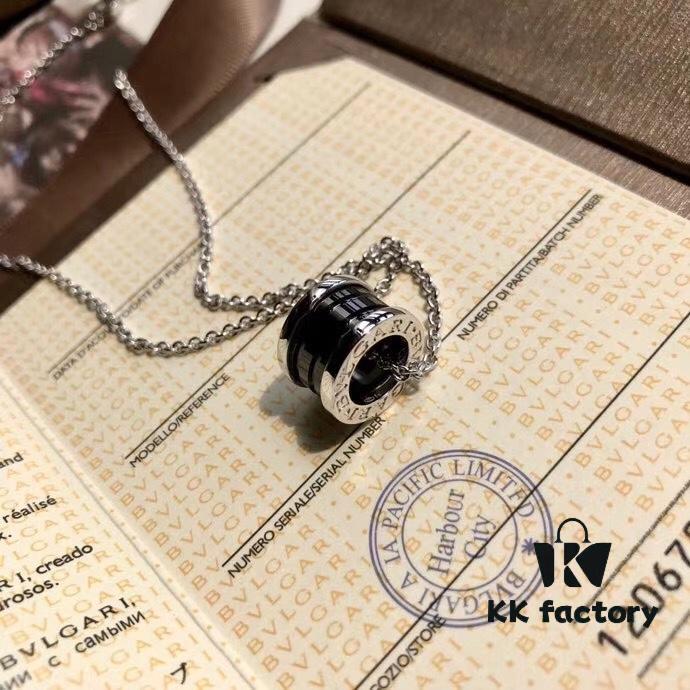 Exclusive In-Stock! BVLGARI Bulgari Classic Series Charity 'Little Red Man' Necklace for Couples – Ready to Ship, Full Packaging