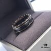 Bvlgari Ring New Black Edge Ceramic Ring Size: 5-11