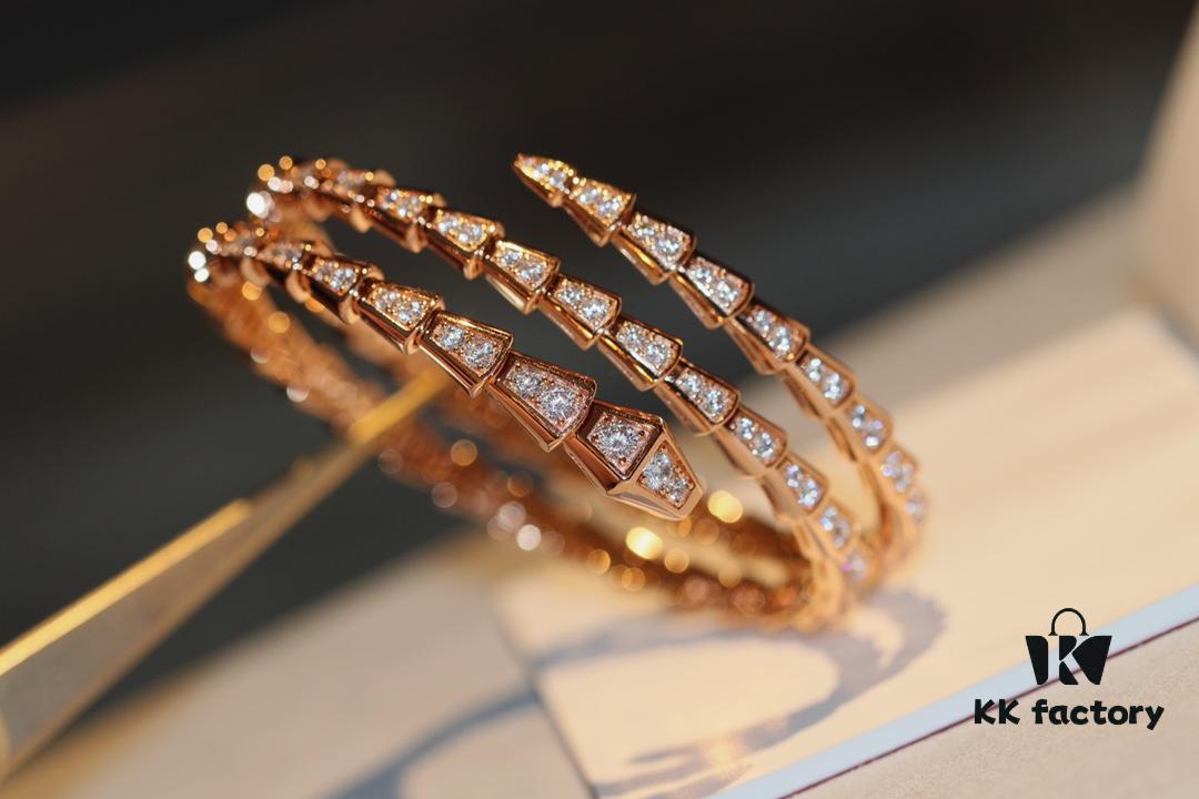 Bvlgari-inspired Serpenti Triple-wrap Bracelet - New Arrival