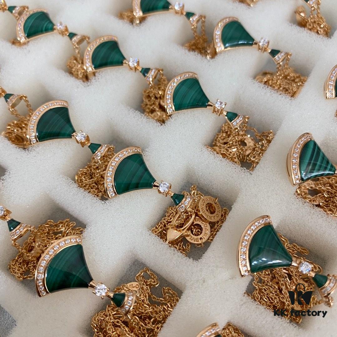 BVLGARI Large Double Fan Necklace, Limited Edition