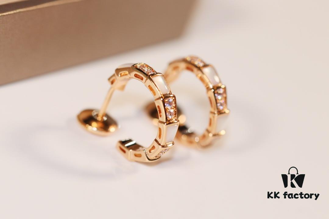 Bvlgari Serpenti Viper Earrings ZP Version