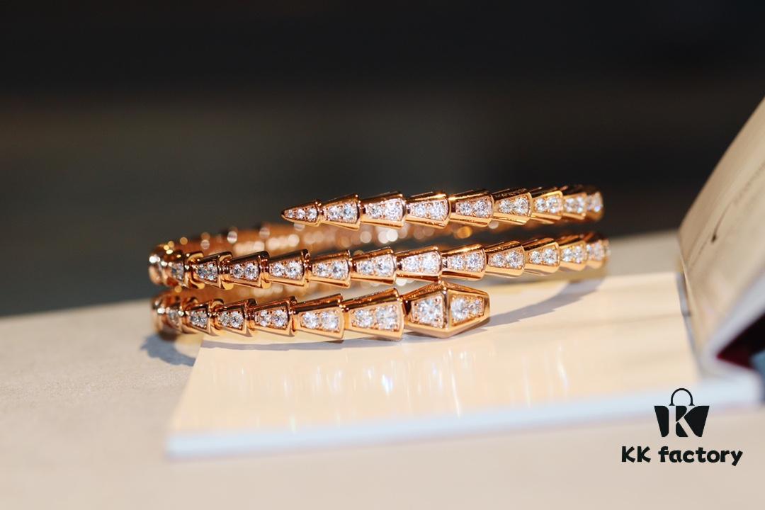 Bvlgari-inspired Serpenti Triple-wrap Bracelet - New Arrival