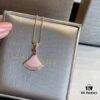 New Arrival, Bvlgari Diva's Dream Series, Limited Edition Pink Opal and Pink Sapphire Pendant Necklace for Qixi Festival