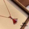 S925 Silver Plated with K-Gold【Bulgari Christmas Limited Edition】Bvlgari DIVAS DREAM Series Rose Gold Necklace, Exquisite Design, Highly Recommended!