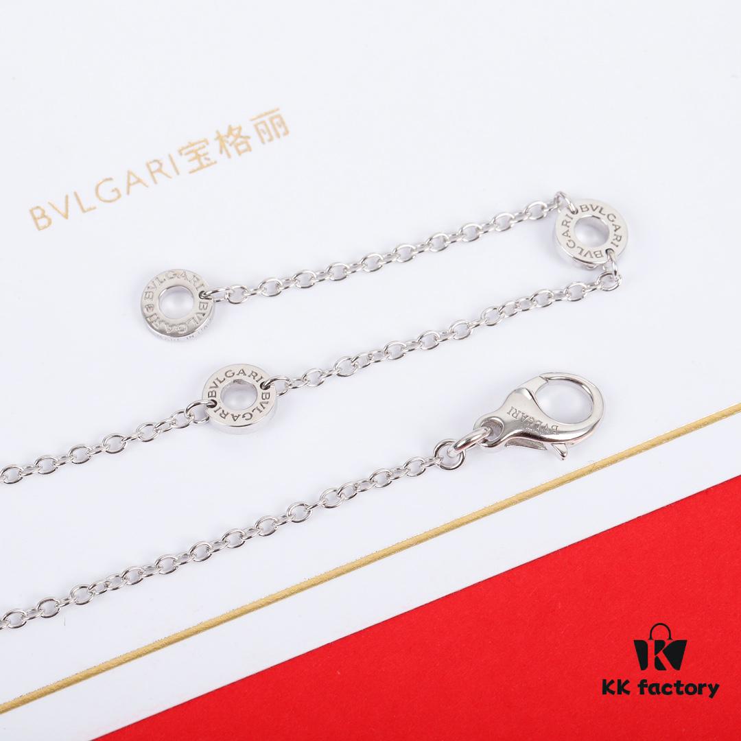 B.zero 1 Necklace Inspired by Roman Colosseum with Spiral Design in Rose Gold Plating and Diamond-Paved Details