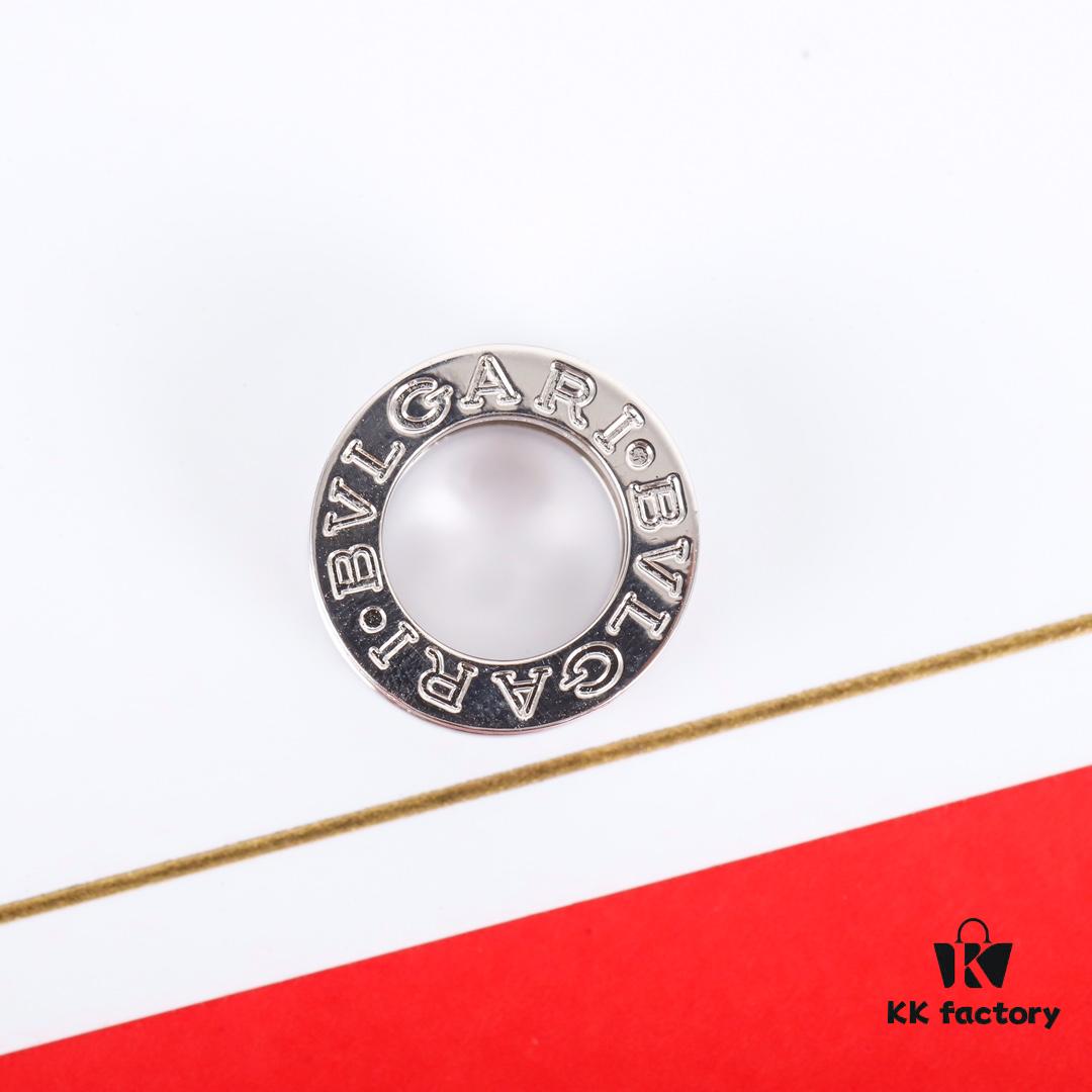 B.zero 1 Necklace Inspired by Roman Colosseum with Spiral Design in Rose Gold Plating and Diamond-Paved Details