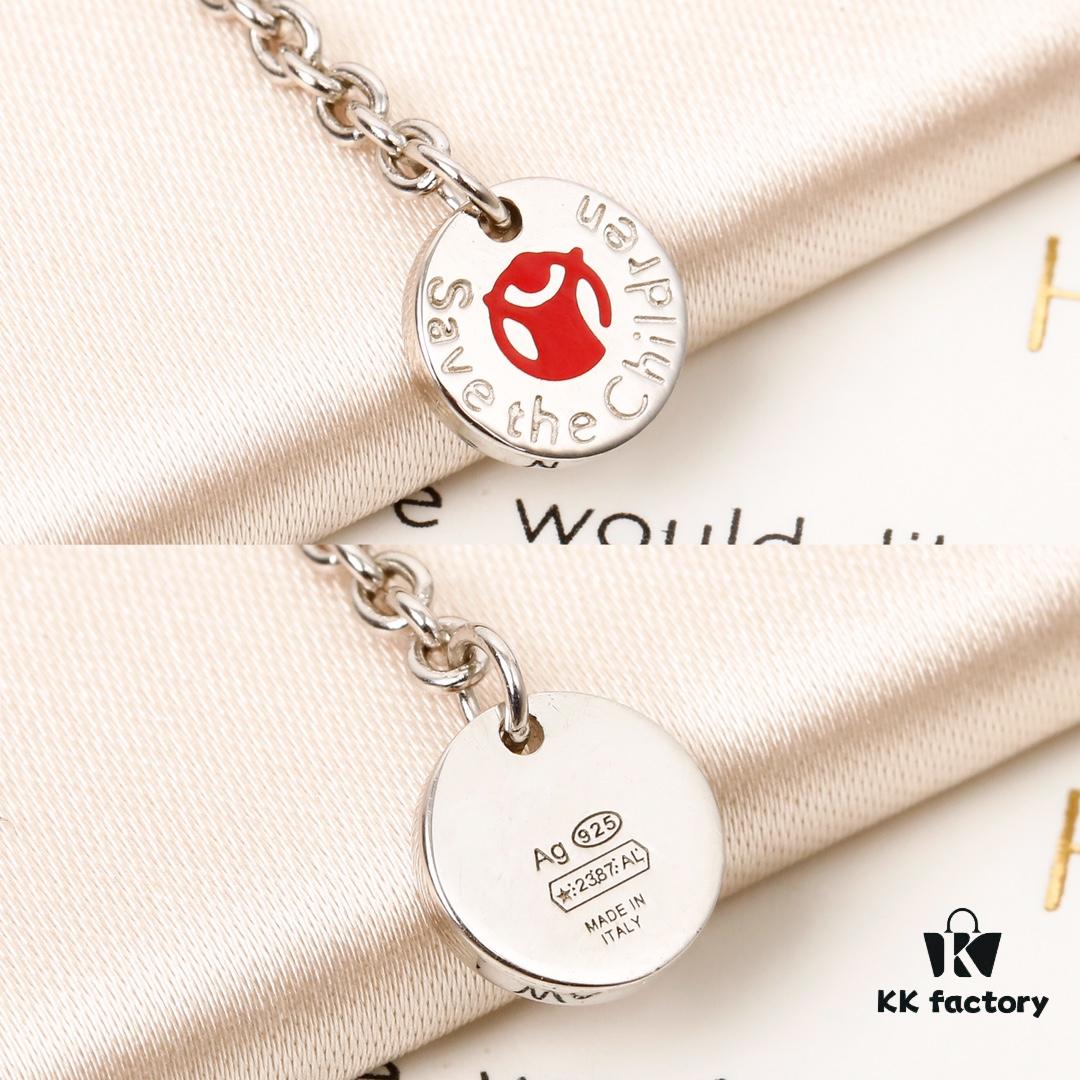 BVLGARI Charity Red Man Necklace - High-End Replica by Us