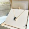New Arrival Bestseller! BVLGARI Bulgari New Ribbed Black Ceramic Necklace
