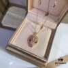 BVLGARI-inspired Snake Necklace, Luxury High-End Fashion Jewelry with Premium Carbon Crystal, Exquisite Hollow Carving and Gold Plating, Celebrity Style Bracelet Replica
