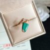 BVLGARI Bulgari New White Mother-of-Pearl and Malachite Ice Cream Ring