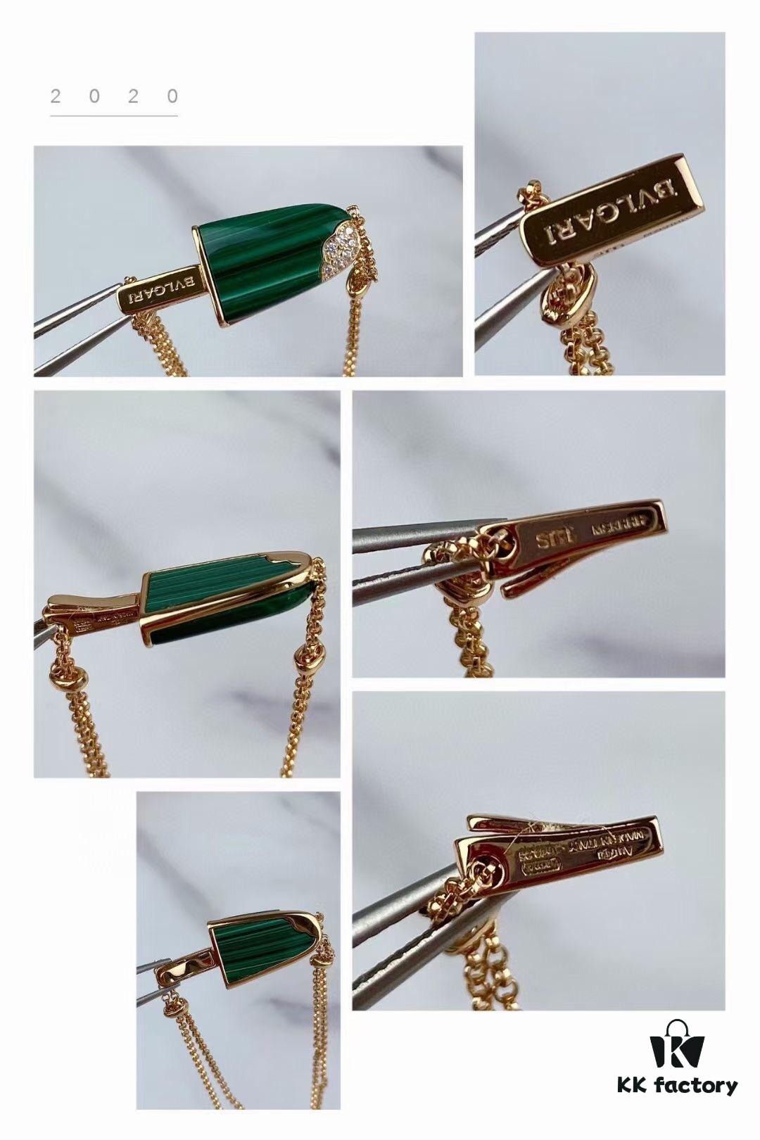 Upgraded New Version, Premium Craftsmanship 925 Sterling Silver White Mother of Pearl Natural Emerald 100% Real Product Photos 💘 Bestselling Hot Item 👍 Bvlgari Ice Cream Pop Bracelet 💎 💫💫💫 Exquisitely Detailed Craftsmanship, Luxurious and Elegant Design, Original Logo Reproduced 🍃 Extremely Comfortable to Wear