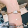 Upgraded New Version, Premium Craftsmanship 925 Sterling Silver White Mother of Pearl Natural Emerald 100% Real Product Photos 💘 Bestselling Hot Item 👍 Bvlgari Ice Cream Pop Bracelet 💎 💫💫💫 Exquisitely Detailed Craftsmanship, Luxurious and Elegant Design, Original Logo Reproduced 🍃 Extremely Comfortable to Wear