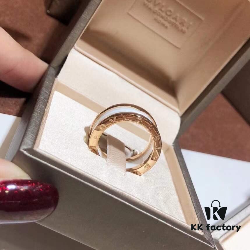 BVLGARI Ceramic Couple Rings 💍