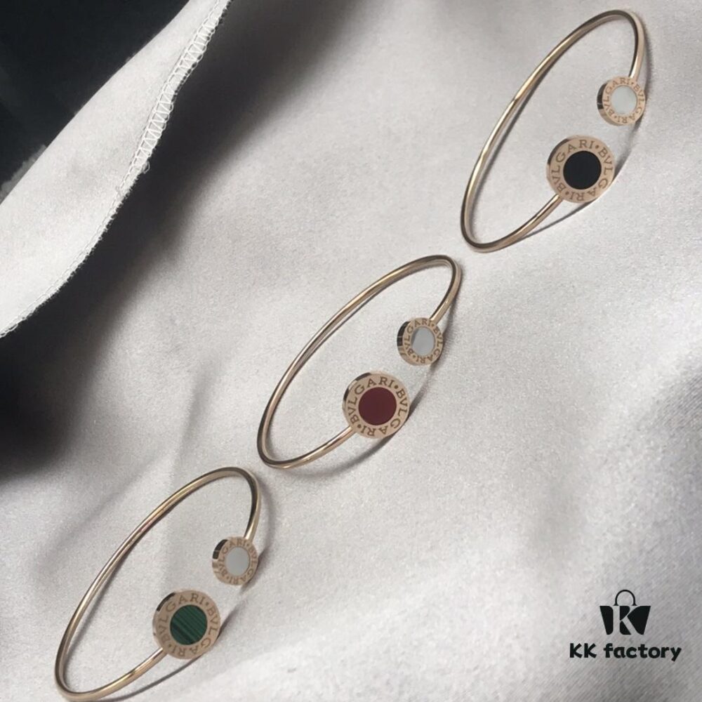 NEW Bvlgari-style Mother-of-Pearl Bracelet, High-End Custom Design, Solid 925 Sterling Silver with 18K Gold Plating