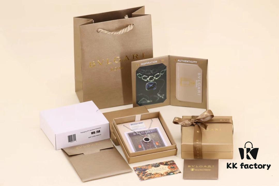 Valentine's Gift ❤️ Bvlgari Charity Red Enamel New Necklace