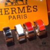 Hermès HEURE H 18K Gold Enamel Ring – Elegant, Romantic, and Artistic Luxury Fashion Statement with Classic H Logo and Enamel Craftsmanship