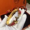 Hermes CLIC Enamel H Bracelet