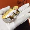 Hermes CLIC Enamel H Bracelet