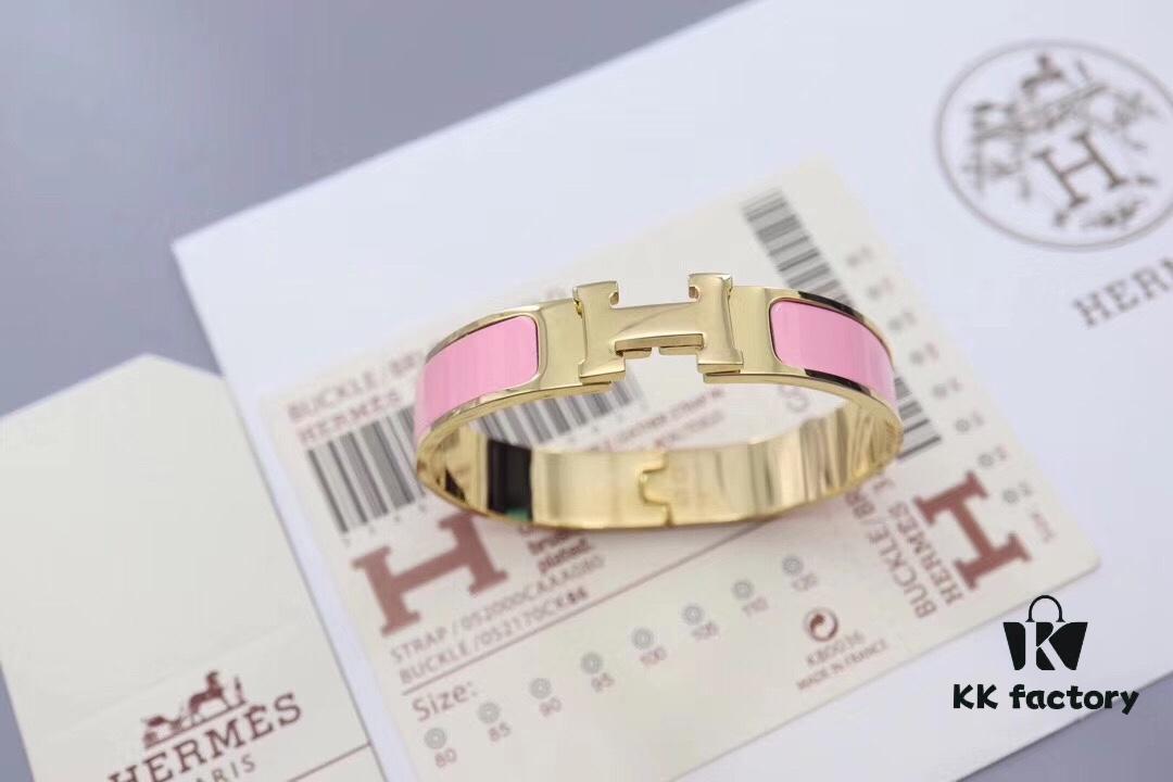 HERMES Enamel H Bracelet