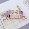 HERMES Enamel H Bracelet - Rose Gold Edge